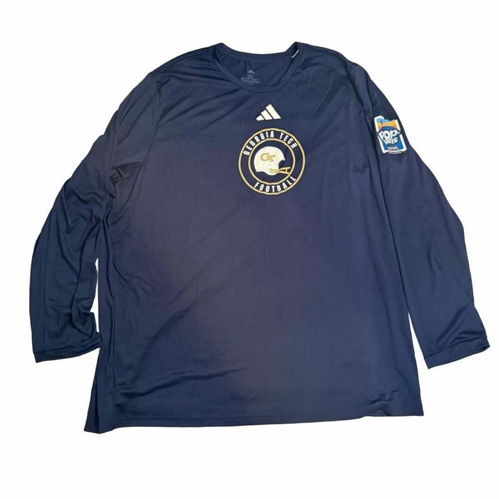 Adidas Georgia Tech Football Pop-Tarts Bowl Orlando Long Sleeve Shirt 3XL